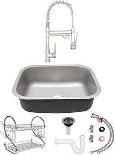 Foto 1 | Set de Tarja de Cocina con Mezcladora + Accesorios