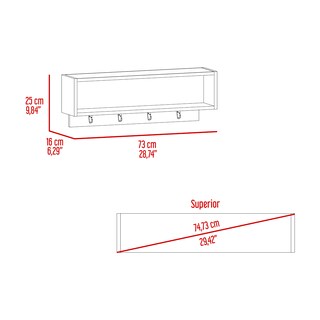 Foto 7 | Mueble Auxiliar de Cocina Manhattan Miel