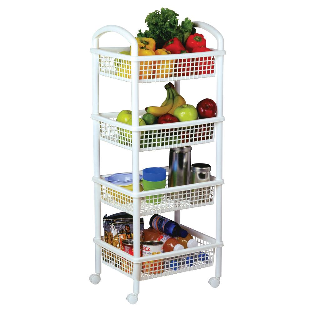 Foto 2 pulgar | Carrito de Cocina Organizador Multiusos 4 Niveles