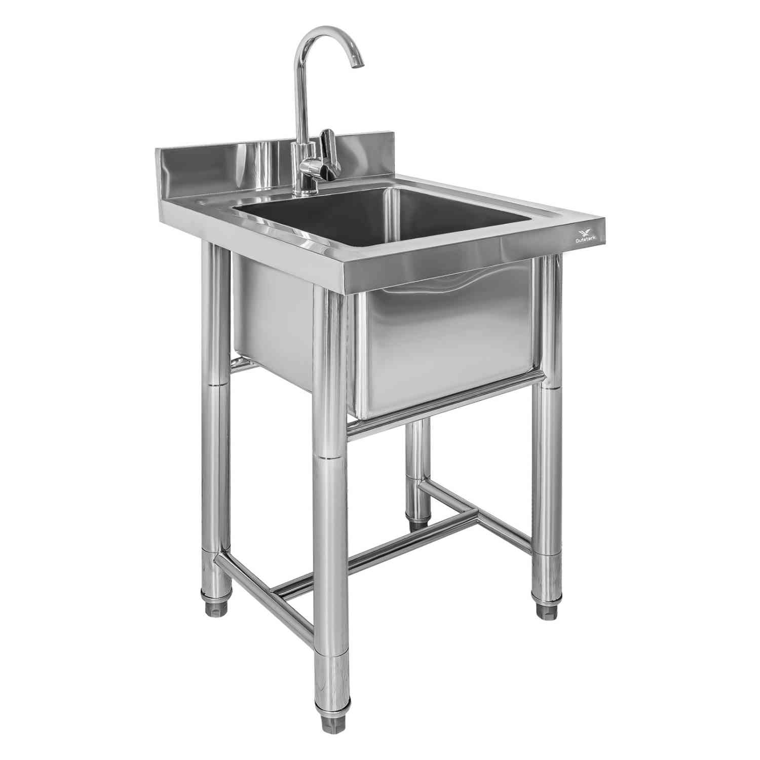 Foto 2 | Tarja Fregadero Industrial Reforzado Acero Inox 50x53x90cm Gutstark Home