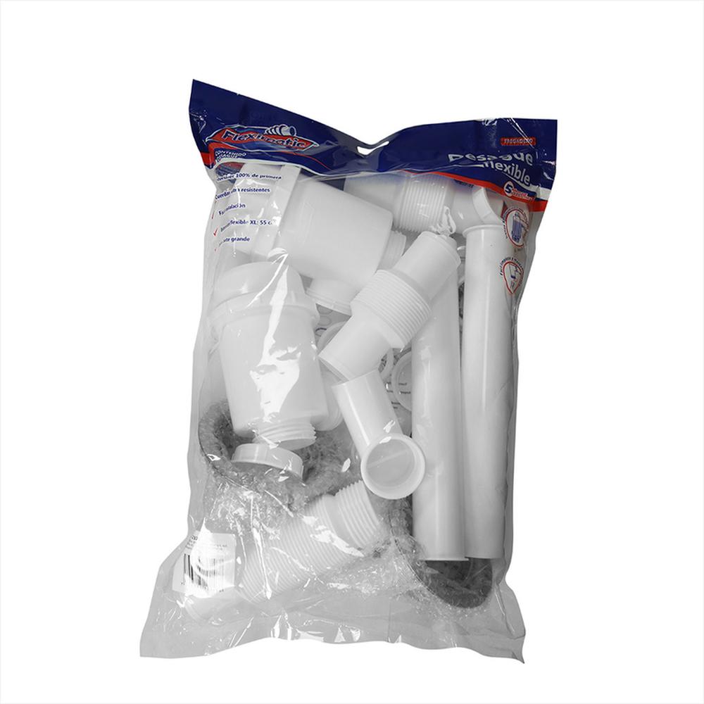Foto 4 pulgar | Desagüe Doble Bote 55cm Para Tarja Antifugas