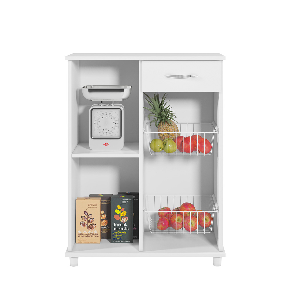 Foto 3 pulgar | Mueble para Microondas Organizador Darady Belize New Blanco