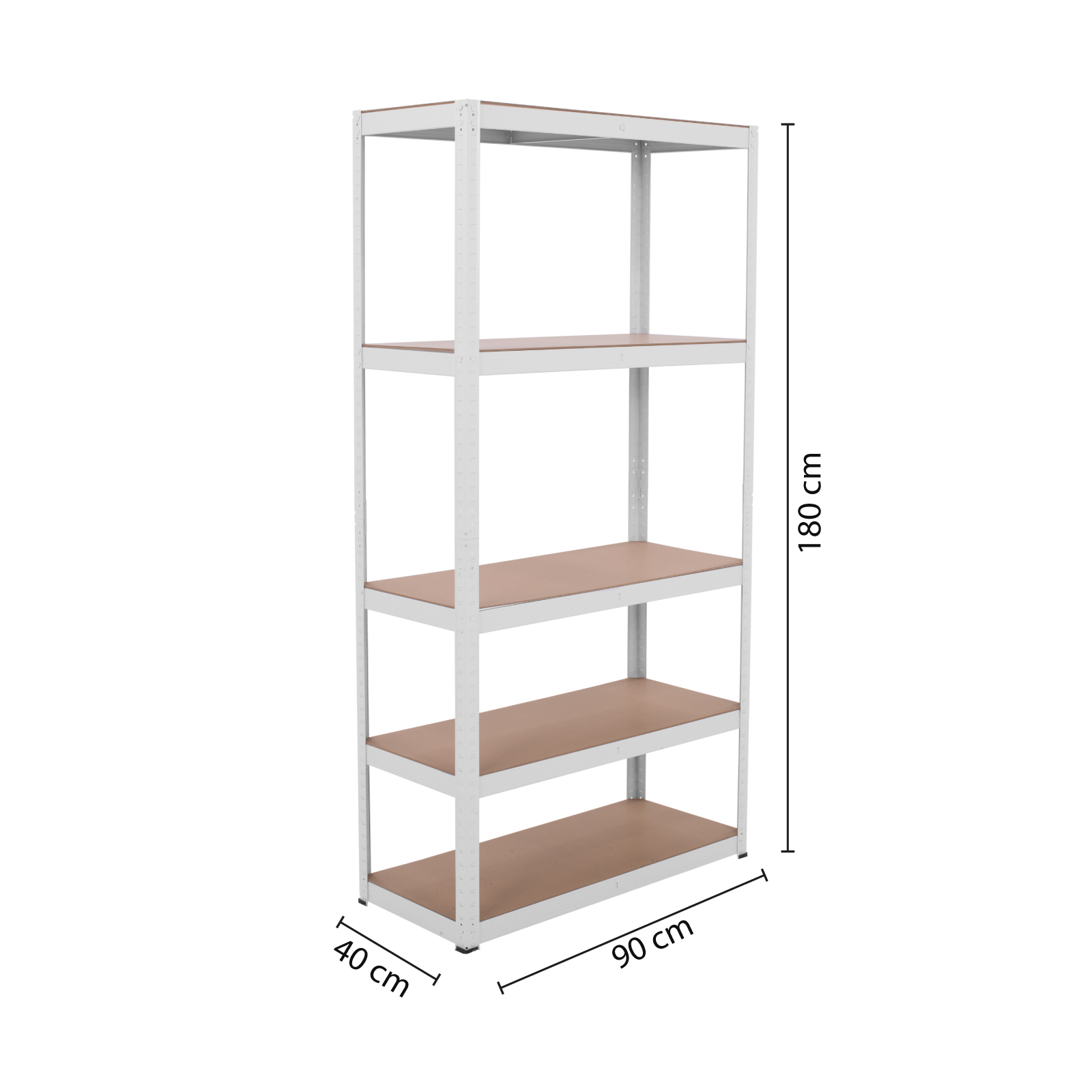 Foto 3 pulgar | Estante Metalico Onof Esm-01 Anaquel Rack 5 Niveles Color Blanco