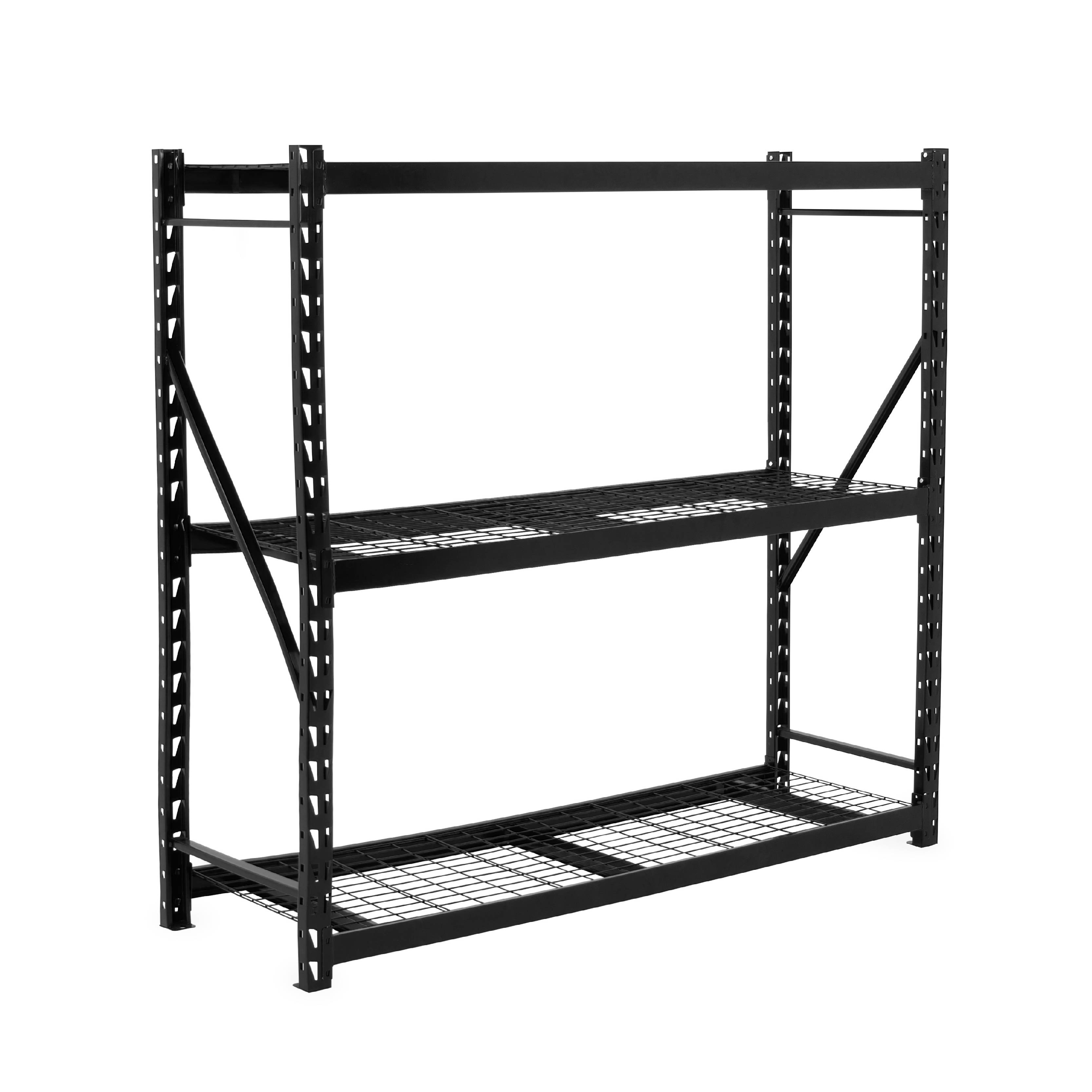 Foto 2 pulgar | Estante De Acero Industrial Guardex Berlin Rack Metálico De 3 Niveles Capacidad 2t 183x282x61 Cm Color Negro