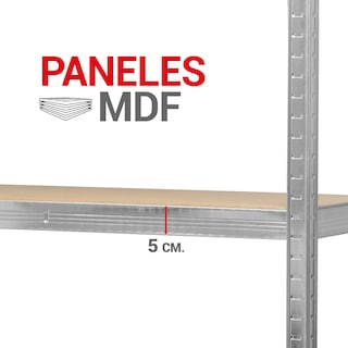 Foto 3 | Estante Metálico 5 Niveles Guardex Anaquel Organizador Rack Color Gris 2 Pz