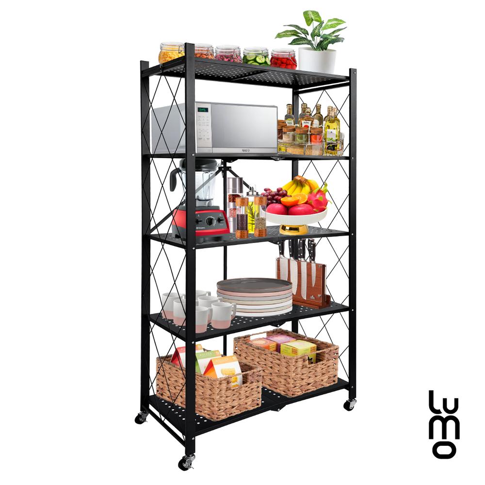 Foto 5 pulgar | Estante Rack Organizador 5 Niveles Plagable Metalico