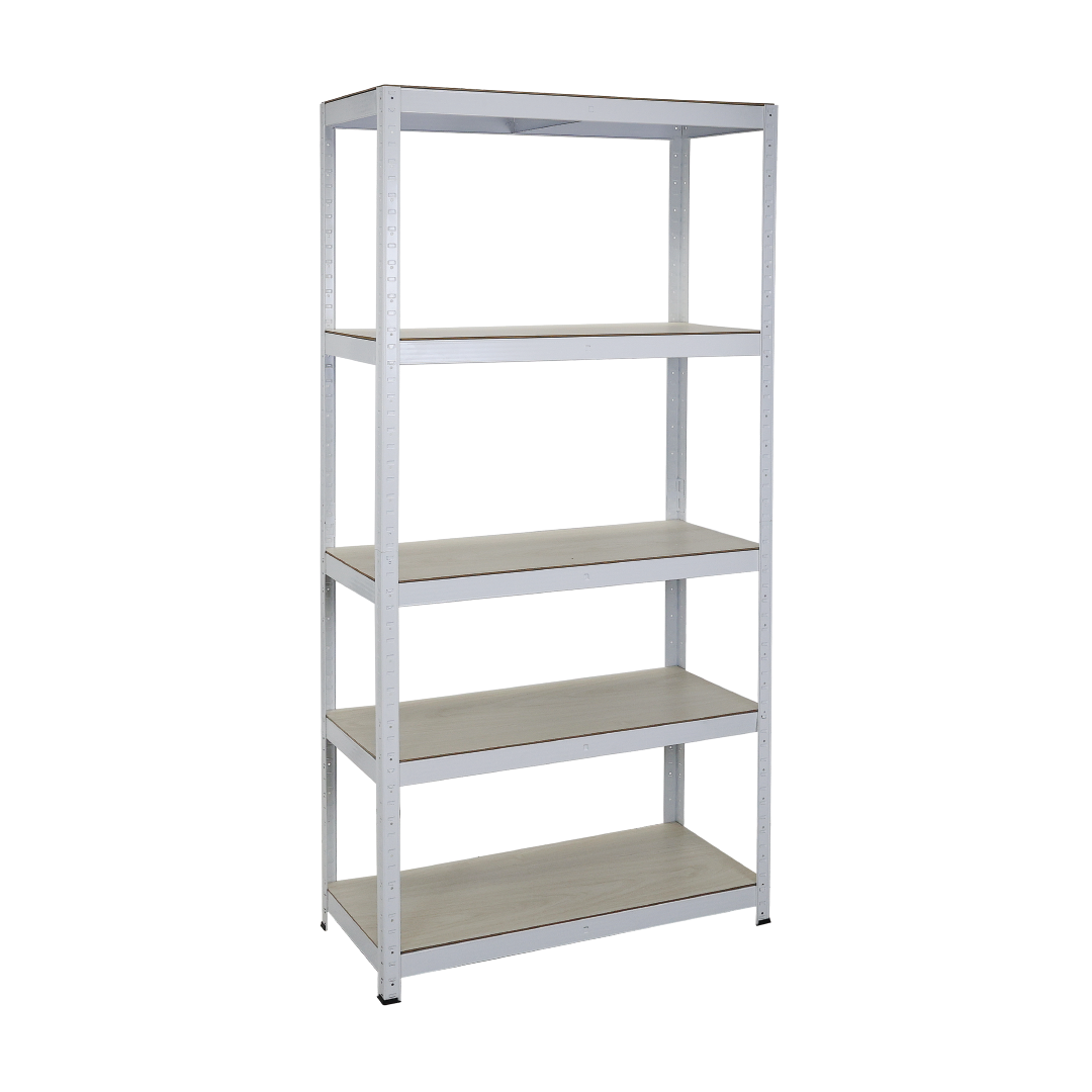 Foto 2 pulgar | Estante Anaquel Organizador Laminado 5 Niveles Stock & Lock Color Blanco  Mueble Organizador Estante Multiusos Ajustable