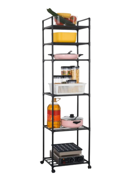 Xtellar Organizador Universal Versátil De Metal Y Plástico De 6 Niveles Para Cocina, Baño Y Más