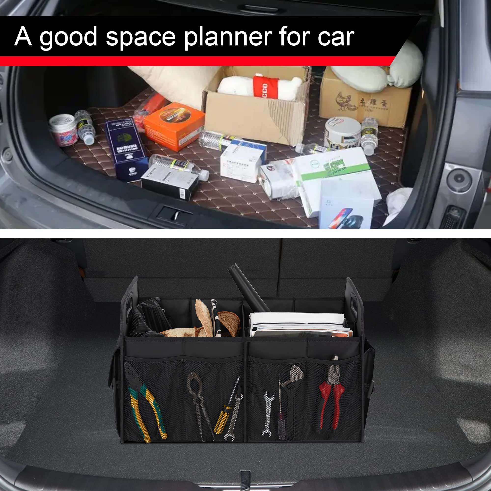 Foto 6 pulgar | Organizador De Maletero Femuar, 72 L, Impermeable, Plegable, 11 Bolsillos - Venta Internacional.