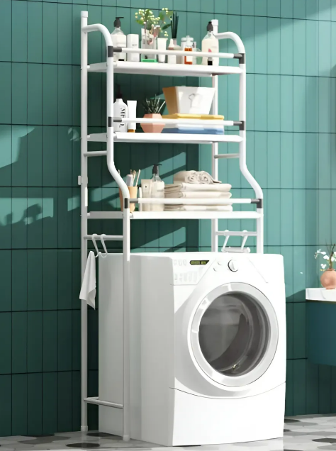 Foto 2 | Xtellar Mueble Organizador Multinivel Para Lavadora – Estantes De Almacenamiento Espacioso En Acero Inoxidable
