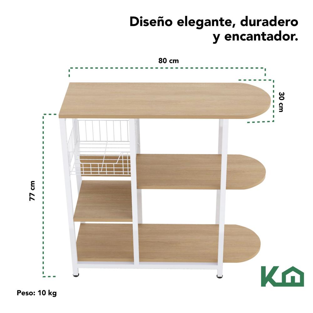 Foto 5 | Mesa Multiusos KingsHouse Kingsrack4 color Café