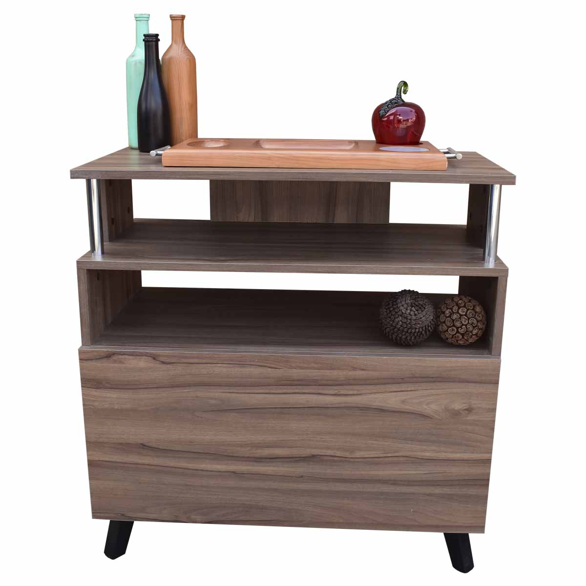 Foto 3 | Mueble Organizador de Cocina Hogare color Marrón