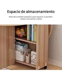 Foto 6 | Mesa Plegable Moderna MDF Minimalista Portatil 120 cm