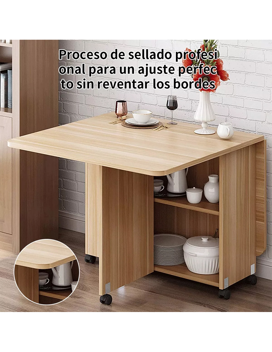 Foto 9 pulgar | Mesa Plegable Moderna MDF Minimalista Portatil 120 cm