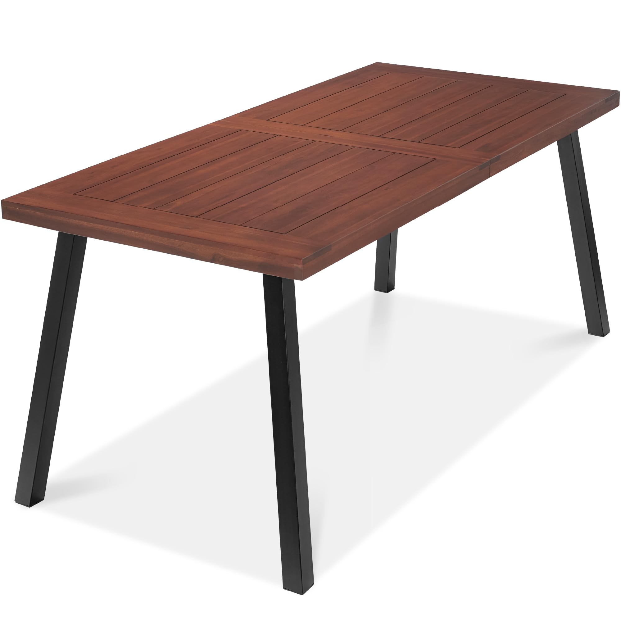 Mesa De Comedor Best Choice Products De Madera De Acacia Para 6 Personas - Venta Internacional.