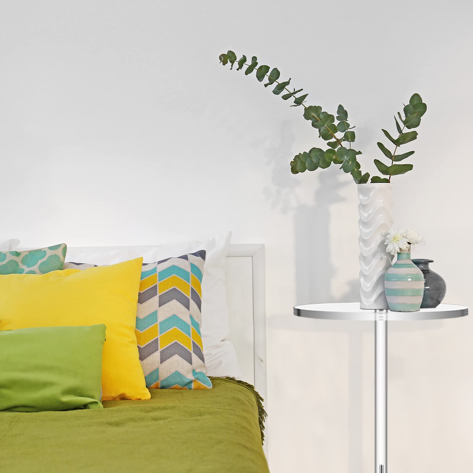 Foto 5 | Mesa De Bebidas Chunful De Acrílico Transparente Para Espacios Pequeños, 25 X 25 X 54 Cm - Venta Internacional.