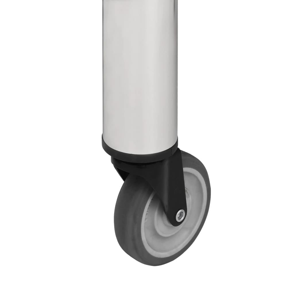 Foto 8 pulgar | Mesa De Trabajo De Cocina Vidaxl De Acero Inoxidable Con Ruedas De 80 X 45 Cm - Venta Internacional.