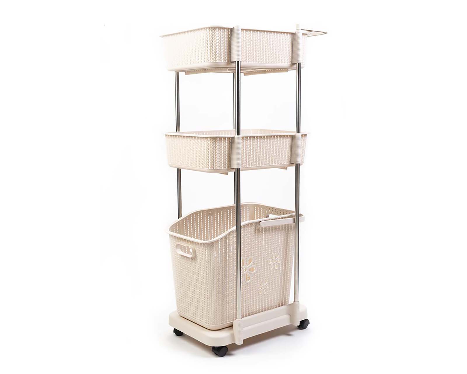 Foto 1 | Carro Organizador de 3 Niveles Good & Good M17-co0053 color Beige