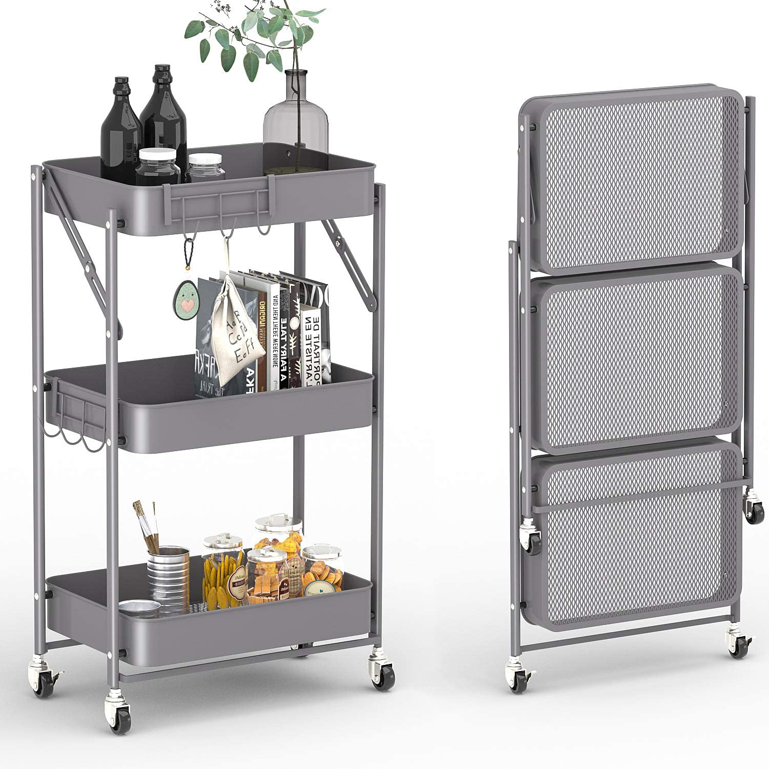 Carrito Organizador Reimart WK-31 color Gris 1 Pieza