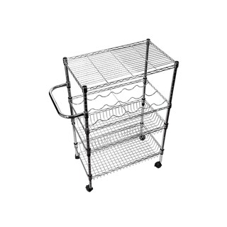 Foto 1 | Carrito de Cocina Reimart WK-23 color Plata Multiuso de Acero 4 Niveles 60 X 34 X 93 CM