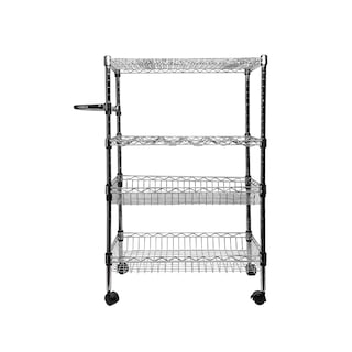 Foto 3 | Carrito de Cocina Reimart WK-23 color Plata Multiuso de Acero 4 Niveles 60 X 34 X 93 CM