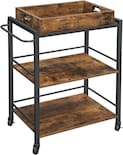 Carrito de Bar Vasagle de Estilo Industrial 60x40x85 Cm 10 Kg