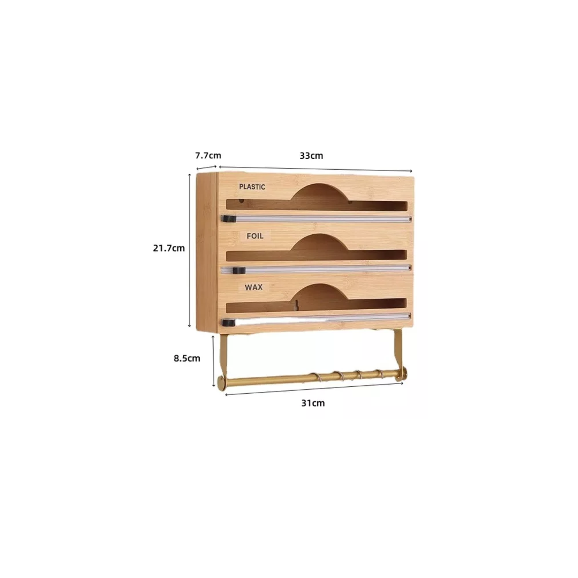 Foto 4 pulgar | Caja de Almacenamiento de Film Belug con Cutter Café