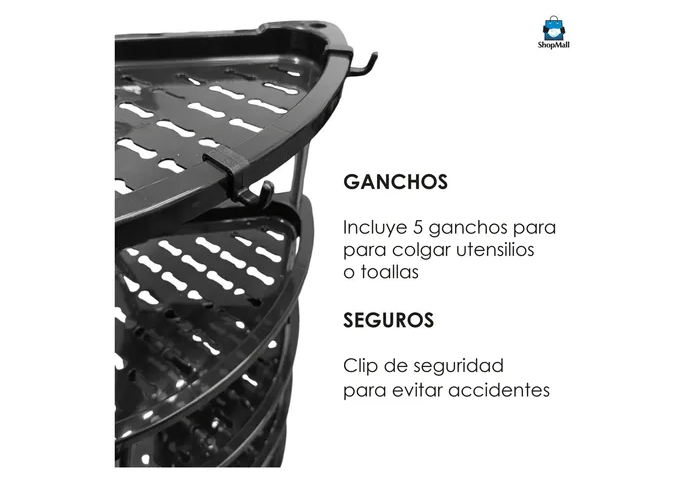 Foto 6 pulgar | Organizador Esquinero Xtellar de Plástico 5 Niveles