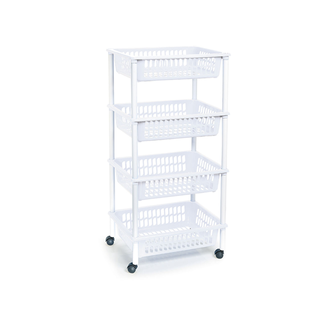 Carrito Organizador de Gabinete para Cocina 4 Niveles