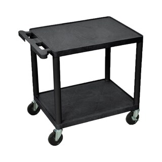 Foto 1 | Av Cart Luxor Lp26-b 26h Con 2 Estantes De 136 Kg De Capacidad, Color Negro - Venta Internacional.