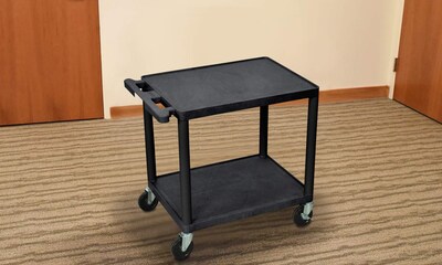 Foto 6 | Av Cart Luxor Lp26-b 26h Con 2 Estantes De 136 Kg De Capacidad, Color Negro - Venta Internacional.