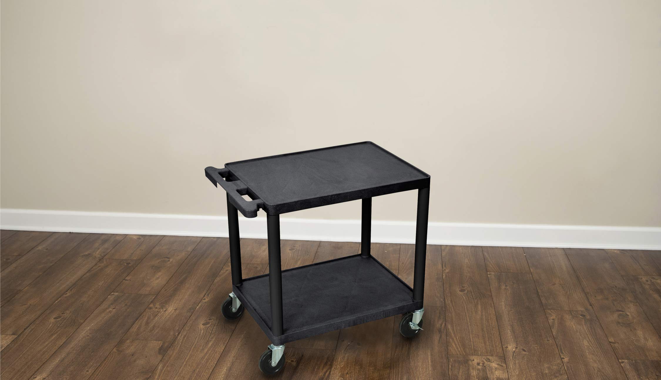 Foto 8 pulgar | Av Cart Luxor Lp26-b 26h Con 2 Estantes De 136 Kg De Capacidad, Color Negro - Venta Internacional.