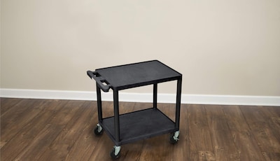 Foto 7 | Av Cart Luxor Lp26-b 26h Con 2 Estantes De 136 Kg De Capacidad, Color Negro - Venta Internacional.