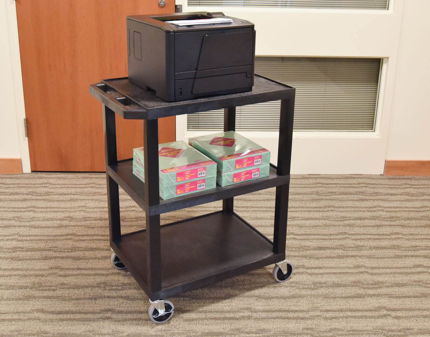 Foto 3 pulgar | Carrito Utilitario Luxor Wt34s Con 3 Estantes, Color Negro Tuffy, 24 X 18 X 34 Pulgadas - Venta Internacional.