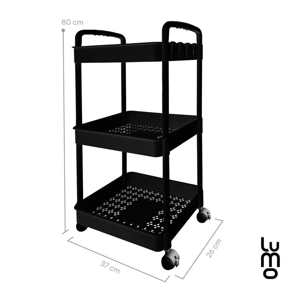 Foto 3 pulgar | Carrito Auxiliar Organizador Multiusos 360 Cocina Baño