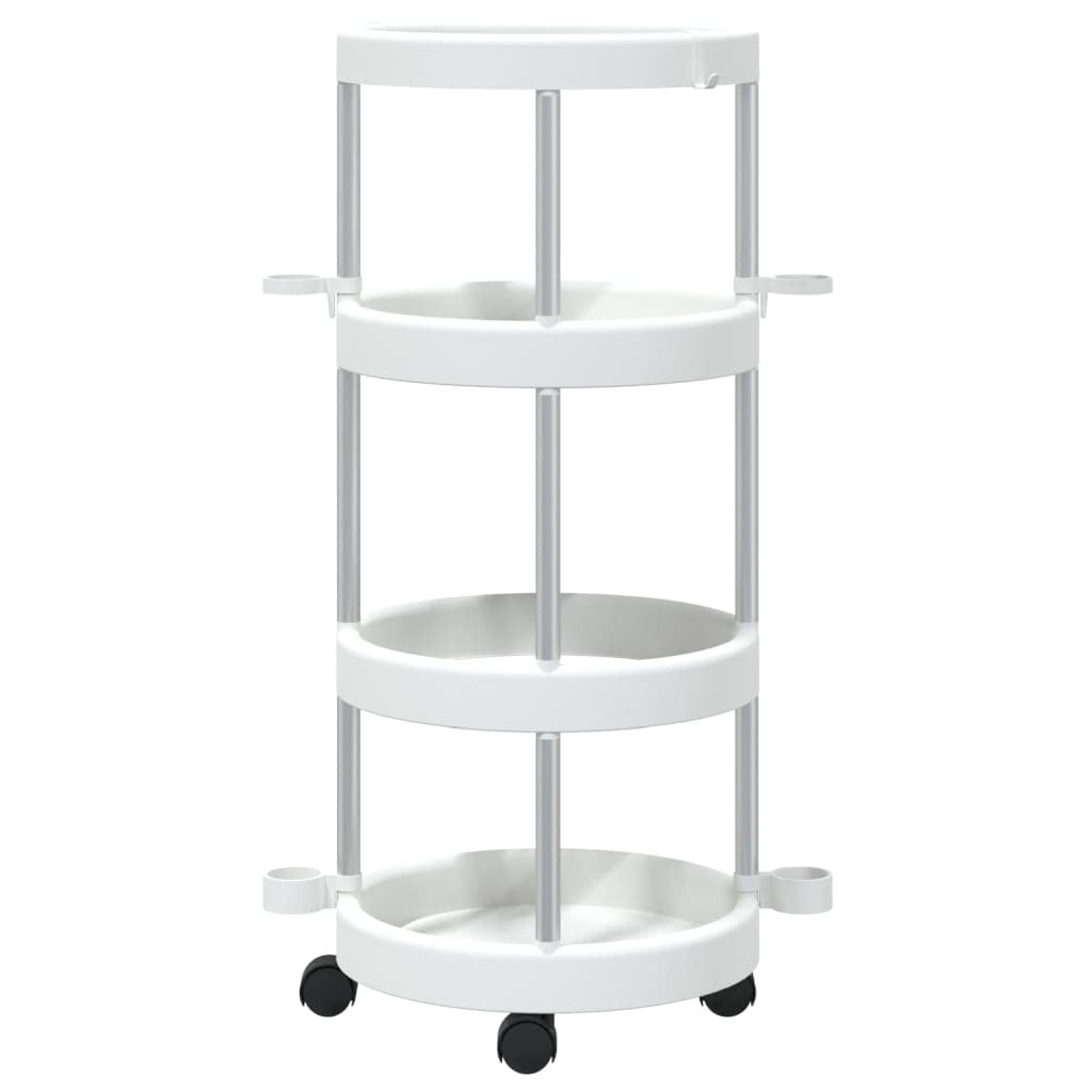 Foto 3 | Carrito De Limpieza Vidaxl Professional De Aluminio Plateado/blanco - Venta Internacional.