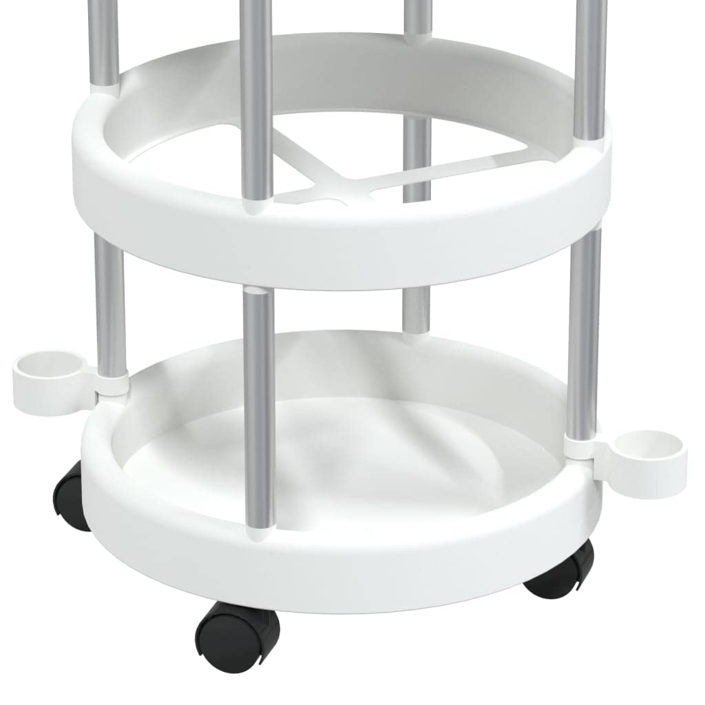 Foto 4 | Carrito De Limpieza Vidaxl Professional De Aluminio Plateado/blanco - Venta Internacional.