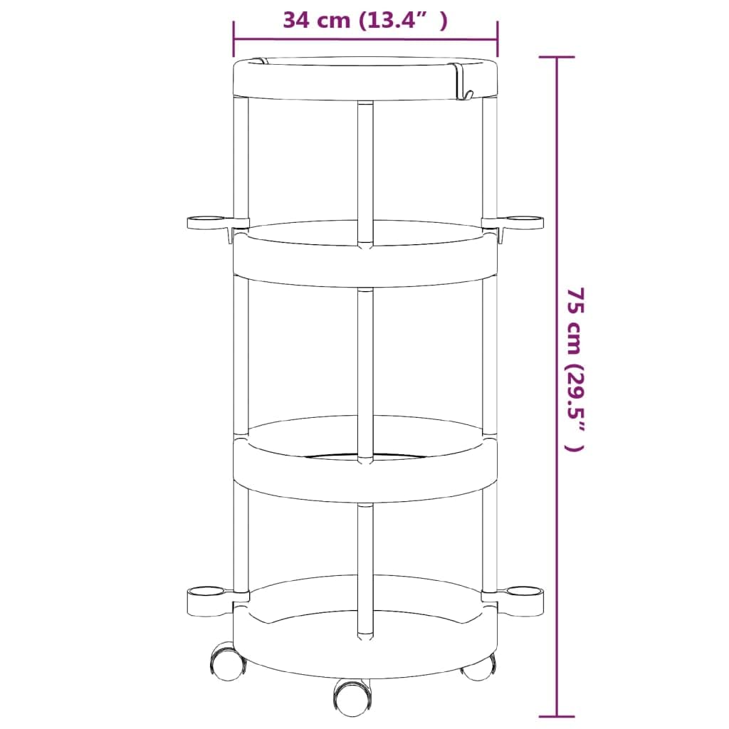 Foto 6 | Carrito De Limpieza Vidaxl Professional De Aluminio Plateado/blanco - Venta Internacional.