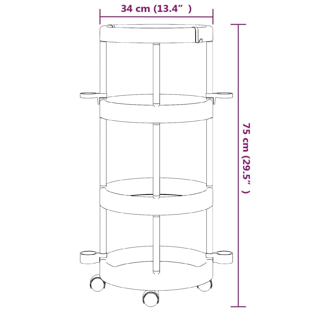 Foto 7 | Carrito De Limpieza Vidaxl Professional De Aluminio Plateado/blanco - Venta Internacional.
