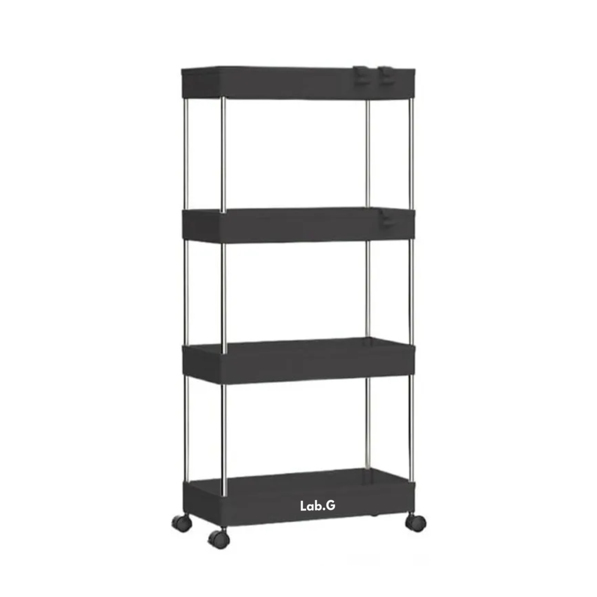 Foto 2 pulgar | Estante Organizador De 4 Niveles Para Cocina, Para Baño Lab.g Negro