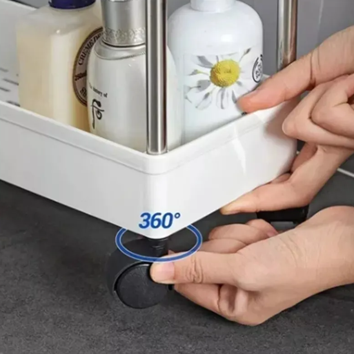 Foto 6 pulgar | Estante Organizador De 4 Niveles Para Cocina/baño Lab.g Blanco