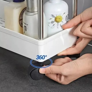 Foto 5 | Estante Organizador De 4 Niveles Para Cocina/baño Lab.g Blanco