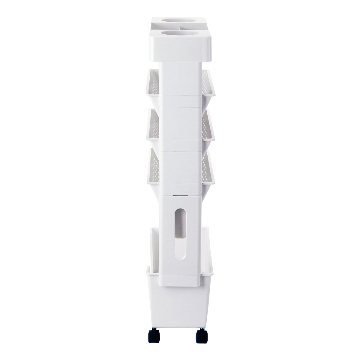 Foto 4 pulgar | Estantería Organizador De Almacenamiento Lo Necesito  Con Ruedas Color Blanco.