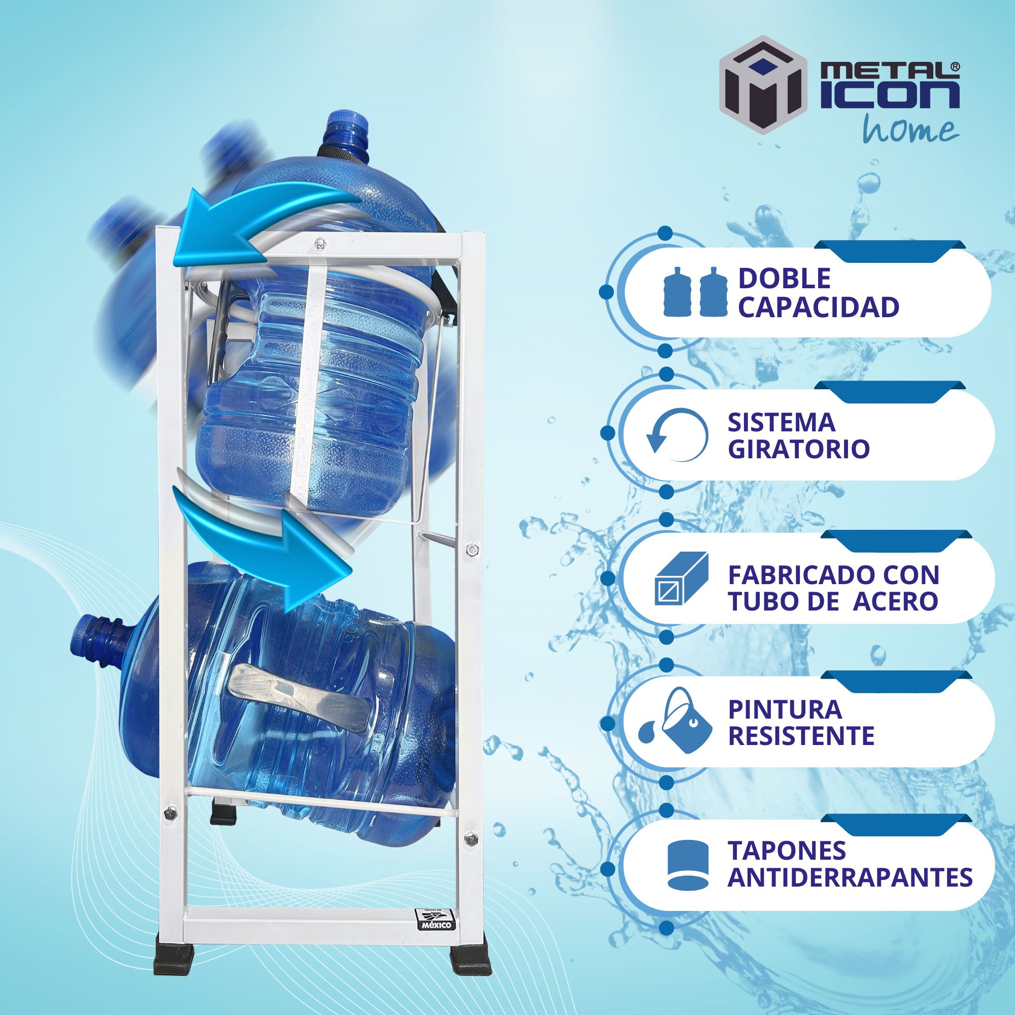 Foto 4 pulgar | Dispensador De Bebidas Y Almacenador 2 En 1 Capacidad 40 Lt Blanco