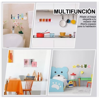 Foto 5 | Estantes Xtellar Flotantes De Acrílico Para Esmaltes De Uñas 8pcs