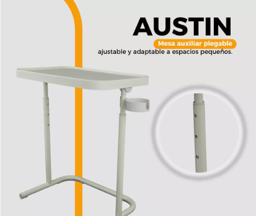 Foto 3 | Mesa Auxiliar Xtellar  Plegable