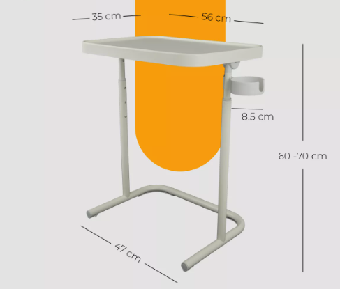 Foto 5 pulgar | Mesa Auxiliar Xtellar  Plegable