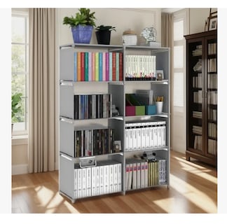 Foto 1 | Librero Y Mueble Organizador Cubos Multiuso Ahorra Espacio