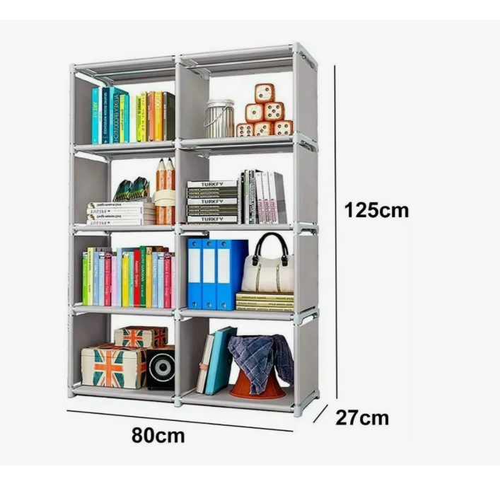 Foto 5 pulgar | Librero Y Mueble Organizador Cubos Multiuso Ahorra Espacio