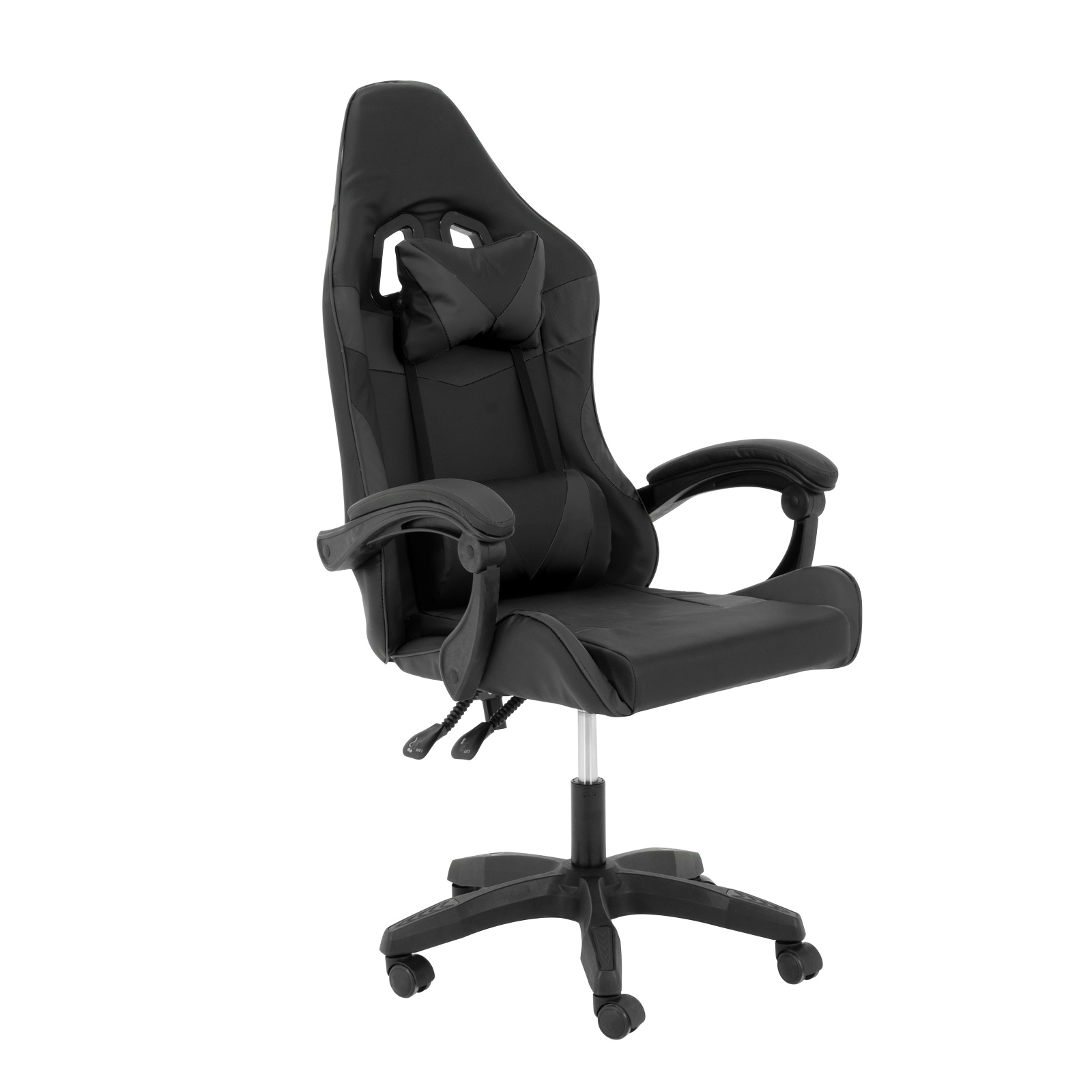 Foto 2 pulgar | Silla Gamer Onof SGE-NE color Negro sin Reposapiés